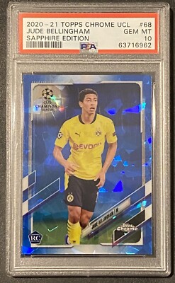 2020-21 Topps Chrome Sapphire Edition Jude Bellingham Rookie #68