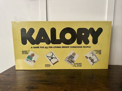 Kalory Vintage Gameboard Medical Education Odd Theme Loose Weight Monopoly Style