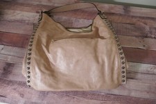 Studded Hobo Bag Mellow World  Beige Marion