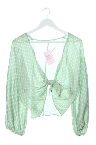 Blouse Portefeuille MNG - Taille 42 - Coupe Ample En V - Blanc - Occasion Très Bon état - Style Décontracté