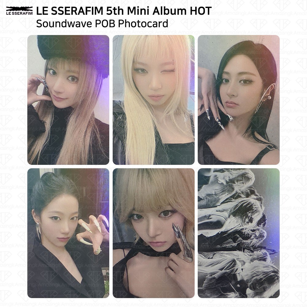 Le Sserafim 5th Mini Album HOT Soundwave POB Hologram