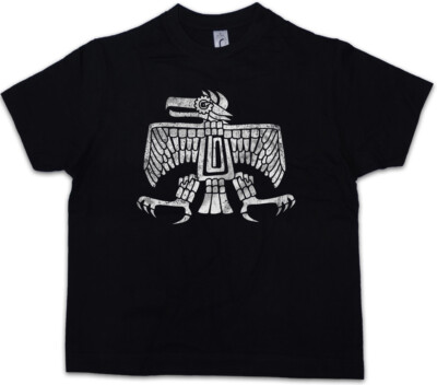 AZTEC EAGLE Kinder Jungen T-Shirt Azteken Civilization Mayans Religion Adler