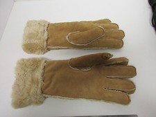 New Wilson Leather Maxima, Size M, Beige Long Sleeve Winter Gloves 42817