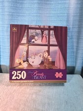 Vintage 90s Disney Beauty  Beast Golden Premiere 250 Piece Puzzle Complete