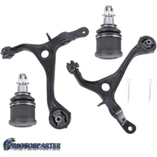 Set 4 Front Lower Control Arms Ball Joint Bushing For 2003-07 Honda Accord LX EX