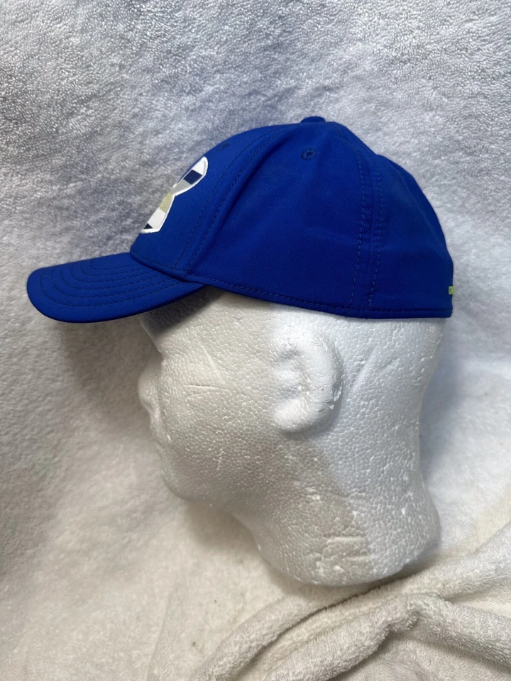 Under Armour шляпа, молодежный размер, 5 панели, вышитый логотип, синий - Изображение 3 из 4