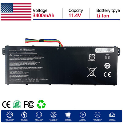 AP19B8K Battery for Acer Extensa 15 EX215-22-A81A EX215-55 EX215-22G EX215-53G