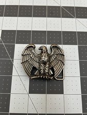 Patriotic Majestic Eagle - Vintage American Pride Usa Belt Buckle By Avon