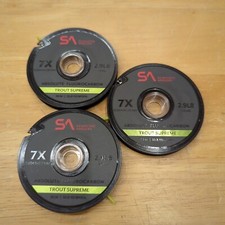 Scientific Anglers Absolute 7X Fluorocarbon Trout Supreme Tippet 30M -LOT Of 3 