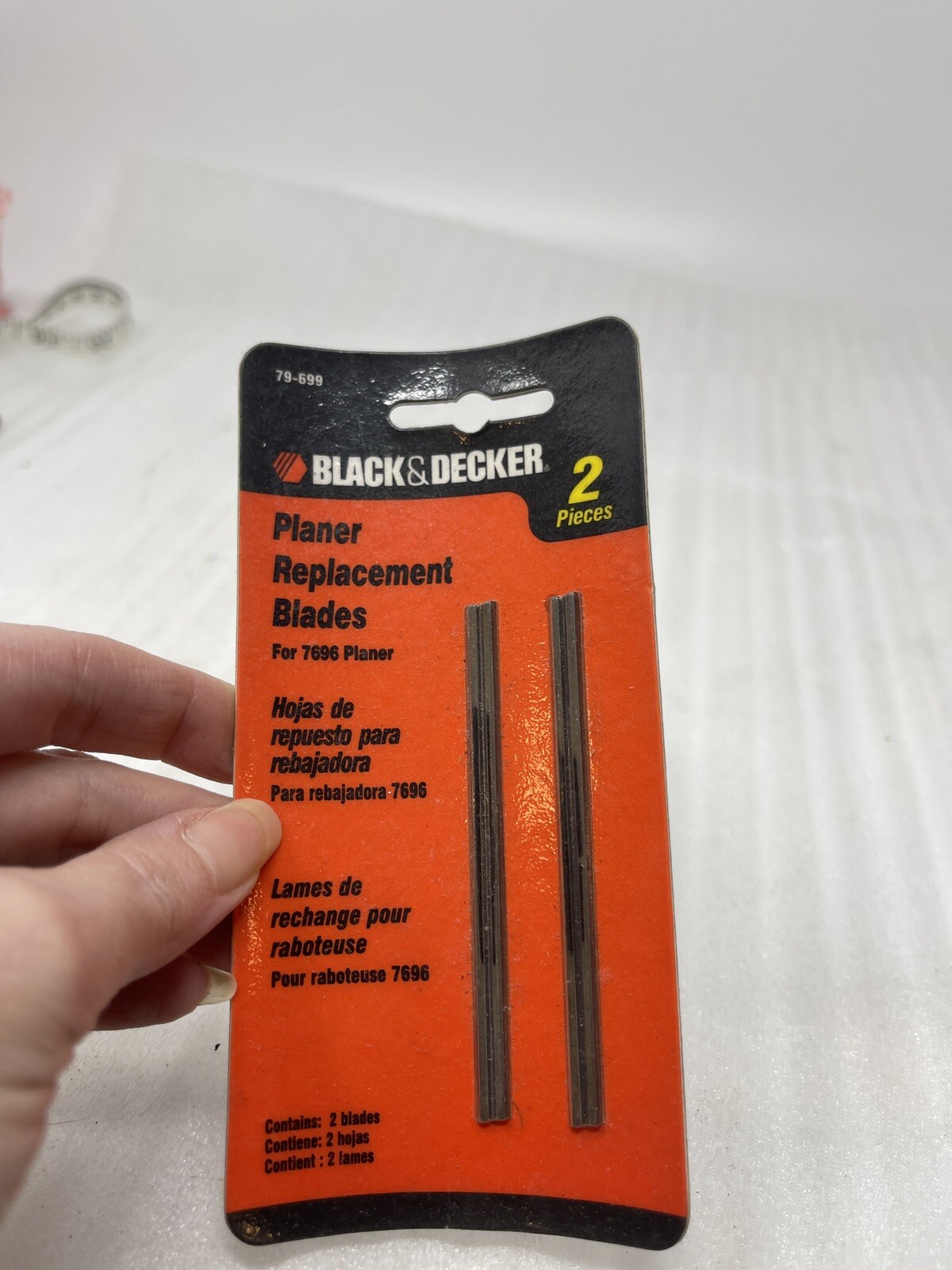 Black and Decker Planer Replacement Blades For 7696 Planer New 2 Pack