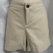 BANANA REPUBLIC BEIGE WALKING DRESS CASUAL HAMPTON FIT CHINO SHORTS SZE: 0 NWT