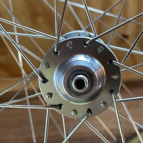 90s Custom Road Zipp Carbon World Class Ti Mavic 700C Wheelset 100 130 QR Gold - Picture 3 of 12