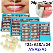 96 Dental Tooth Veneer 22 23 24 Porcelain Anterior Resin Thin Veneers A1 A2 A3