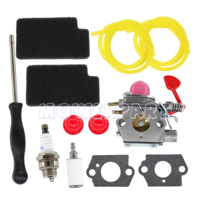 Carburador para soplador McCulloch MAC GBV325 M325 M320 MC200VS 545081855 línea de combustible