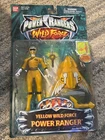 Power Ranger Wild Force Yellow Ranger Vintage 2002 Action Figure NEW Nice!