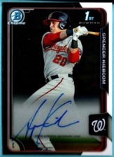 2015 Bowman Chrome  Autograph Auto  Spencer Kieboom  Card # BCPA-SK