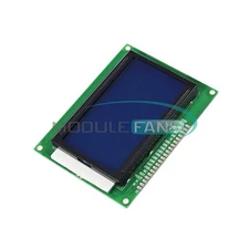 5V 12864 LCD Display Module 128x64 Dots Graphic Matrix LCD Blue Backlight M