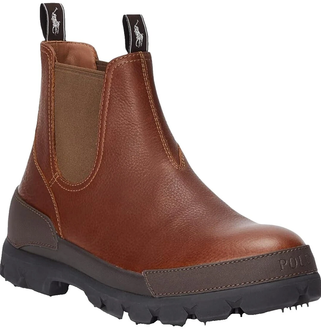 Botas para hombre Polo Ralph Lauren marrones lisas