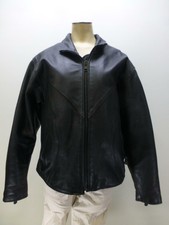 Hudson Leather Thick Biker Coat Jacket Motor Cycles Zip Out Liner Womens Sz Xl