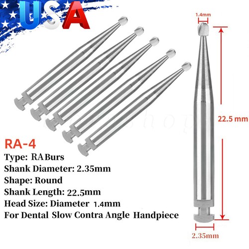 10-100pcs Dental Round Carbide Tungsten FG RA Burs For High Speed Handpiece Low - Picture 164 of 217