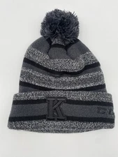 Kingston Frontenac Winter Beanie Hat Pom CCM Gray NWOT