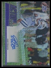 2022 Pro Set Metal Josh Downs GREEN ACTION INK AUTO #AI-JD2 #/ 15