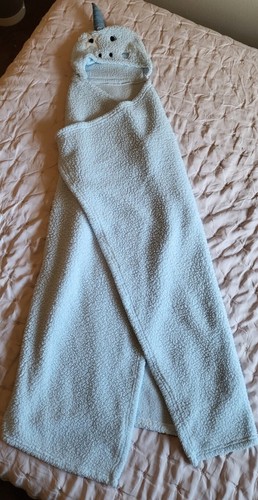 Narwhal Hooded Blanket Robe