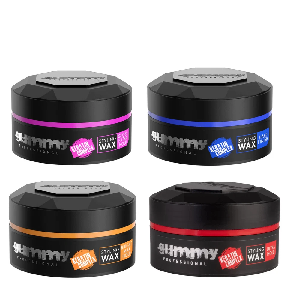 GUMMY PROFESSIONALS Gummy Professional Styling Wax – Gloss, Hard Finish, Bright & Ultra Hold