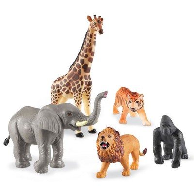Learning Resources Jumbo Jungle Animals  - set of 5