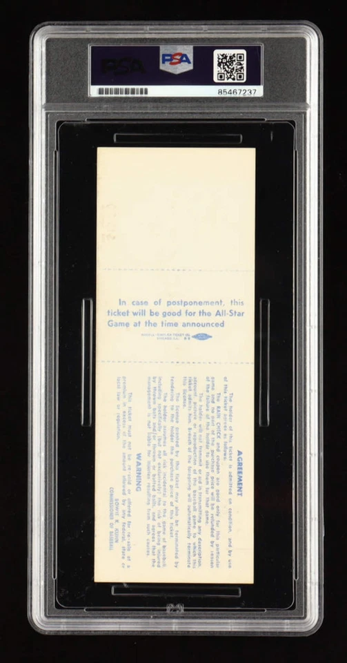 Nolan Ryan Signed 1975 All Star Game Ticket (PSA 10) - Image 2 of 2