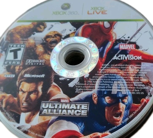 Marvel: Ultimate Alliance (Microsoft Xbox 360) - DISC ONLY