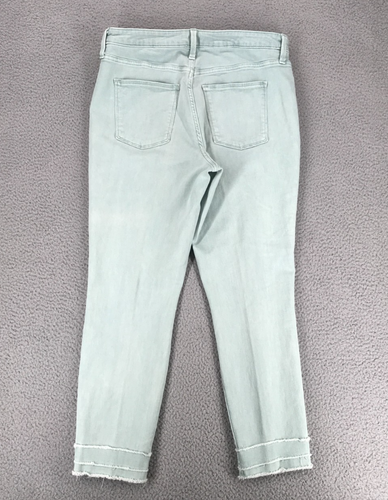Universal Thread Cropped Jeans Gr. 12 High Rise Stretch Skinny Grün - Bild 5 von 10