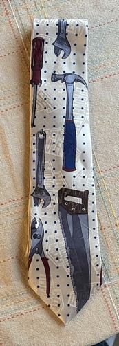 Vintage Home Improvement TV Show Tools Necktie - Excellent