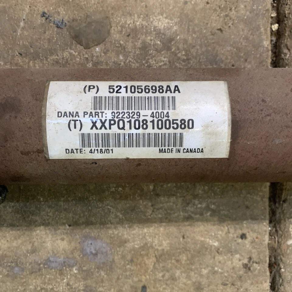 Conjunto de eje de transmisión trasero Dodge Durango 2000-2003 4,7 L OEM 4x4 Foto 2 de 2