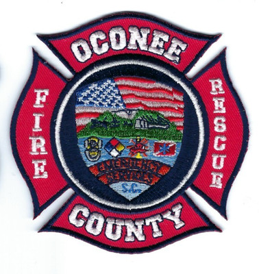*NEW STYLE* Oconee County South Carolina SC Fire Rescue Emergency Services patch