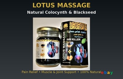 Lotus Massage Natural Colocynth With Blackseed Pain Killer Ointment jar 150 gm