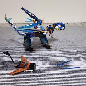 LEGO NINJAGO Ninja Bike Chase & Jay's Elemental Dragon Set Masters of Spinjitzu
