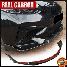 For BMW F87 M2C Competition 2018-2020 REAL Carbon Fiber Front Bumper Lip Spoiler