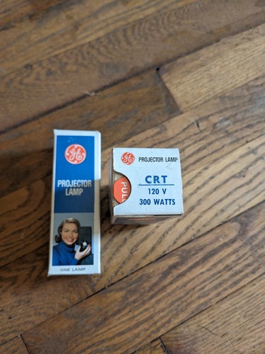 2x GE CRT Projector Bulbs