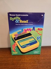 Texas Instruments Speak  Read Educational Tested Works Kids Learning Vintage