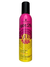 Got2b Volumaniac Bodifying Hair Mousse Medium Hold Dramatic Volume 8oz New