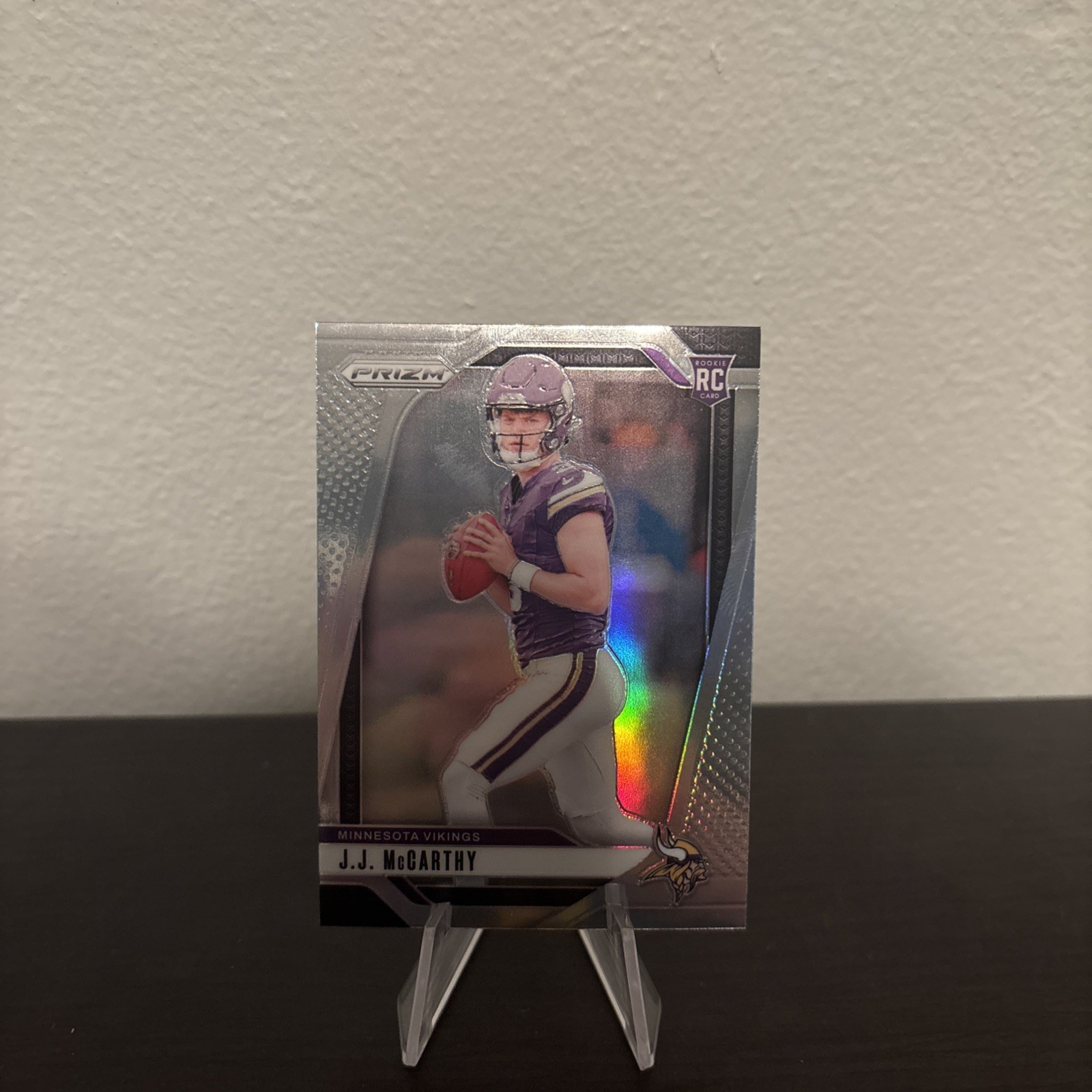 2024 Panini Prizm - Rookies J.J. McCarthy #400 Silver Prizm (RC)