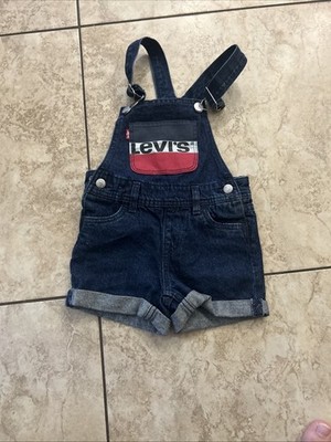 Levi's Overalls Shortall Girls 3T