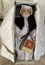 ON SALE: DYNASTY CATHOLIC NUN PORCELAIN 14&rdquo; DOLL /TAGS/1990s/SISTER MARY FRANCIS
