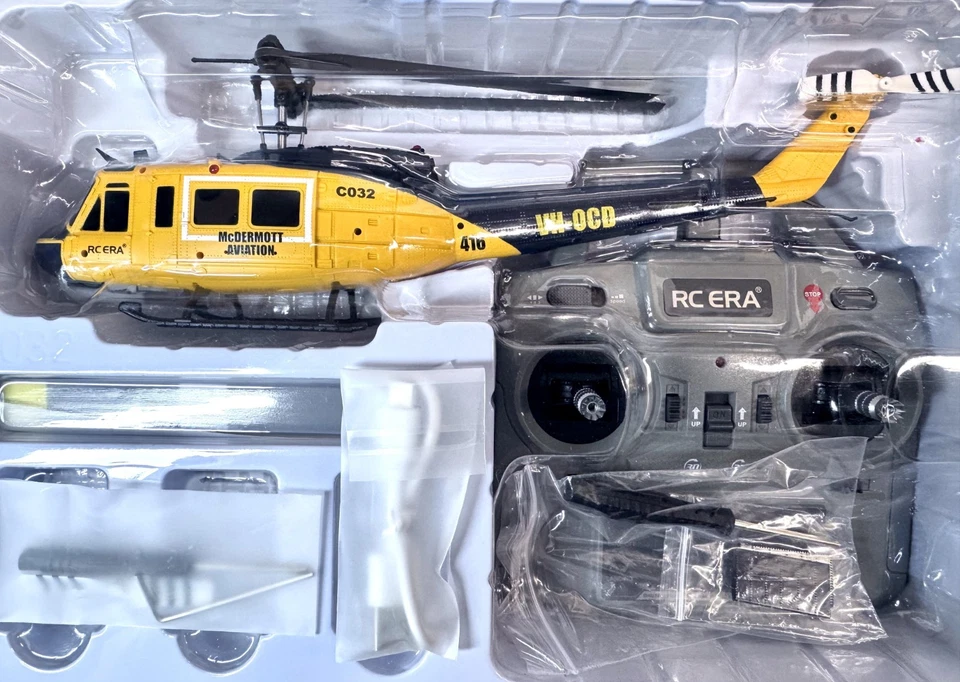 RC ERA C032 Bell Huey UH-1 Gyro 6CH Brushless Heli  3D, Rückenflug tauglich - Bild 2 von 3