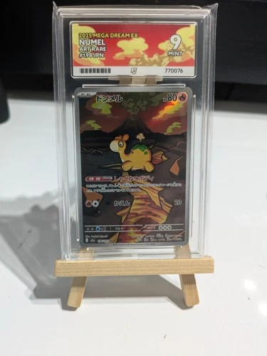 Mega Dream Numel Art Rare Pokemon Card Ace Grading 9 Mint