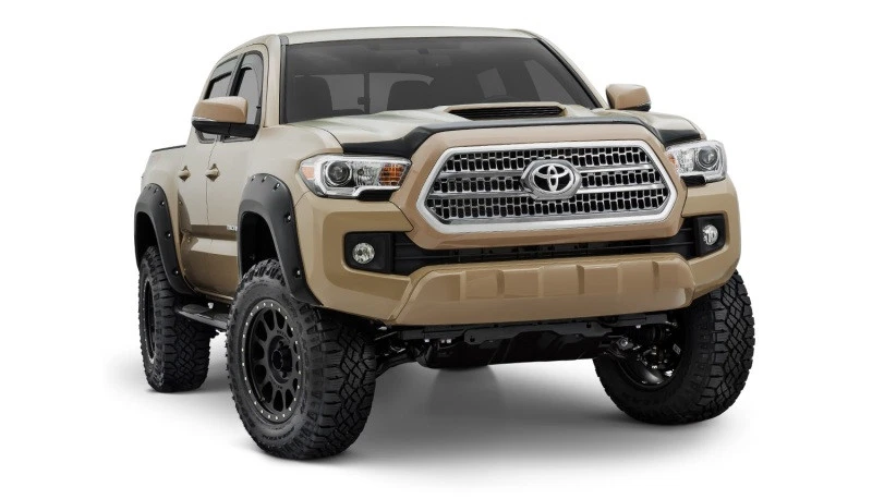 Расширители в карманном стиле Bushwacker для Toyota Tacoma 16–18 годов выпуска 4 шт. — черные - Изображение 4 из 4