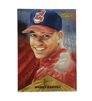 1996 Pinnacle Starburst Artist Proof Manny Ramirez #18 - Cleveland Indians