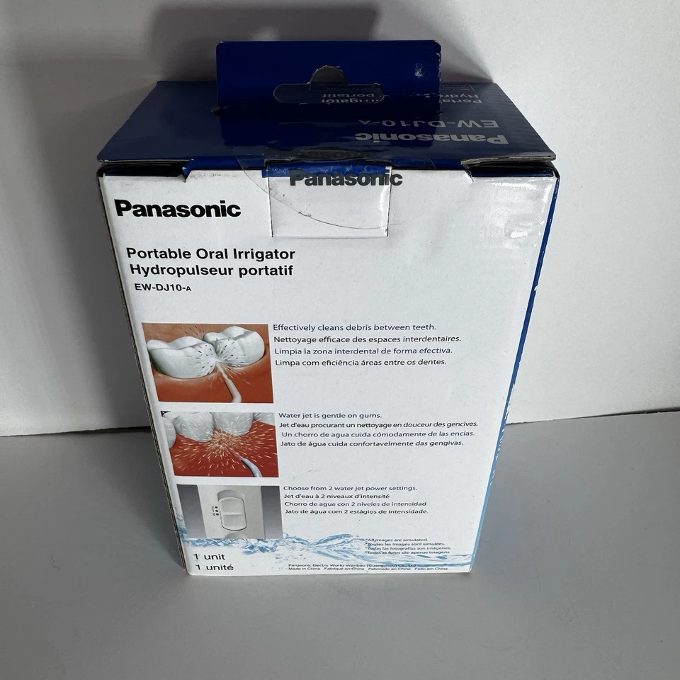Panasonic EW-DJ10-A Portátil Alimentado por Batería Diente Dental Agua Hilo dental Nuevo Foto 4 de 4