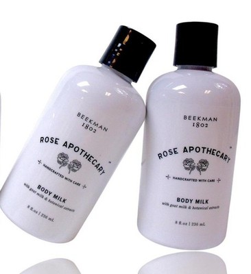 (2-Pack) Beekman 1802 Body Milk Lotion ''Rose Apothecary'' Goat Milk 8 oz. - New